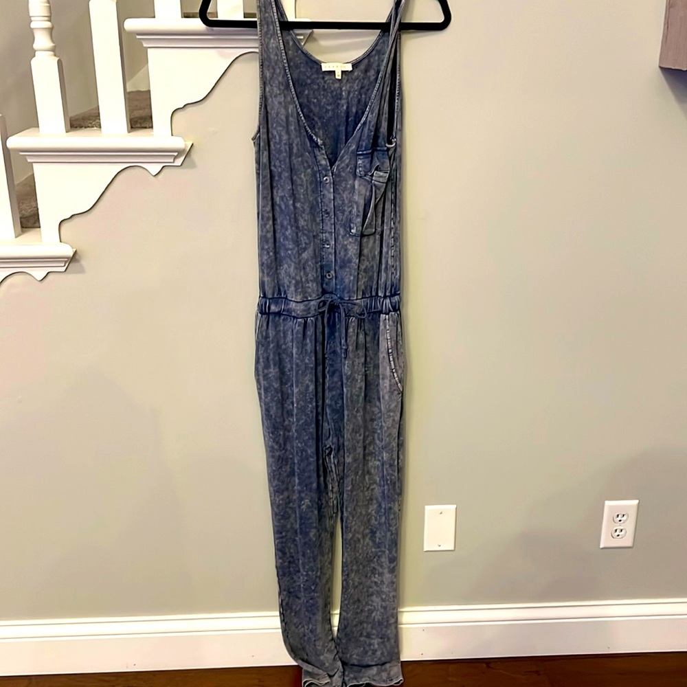 Promesa Faux Denim Jumpsuit